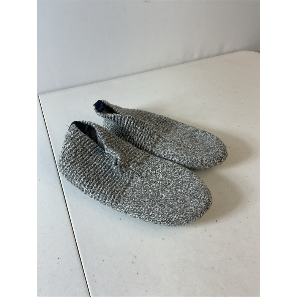 BOMBAS Gripper Maroon Slippers Lined Gray Size XS (US W 5-6.5) Women Cozy Cabin